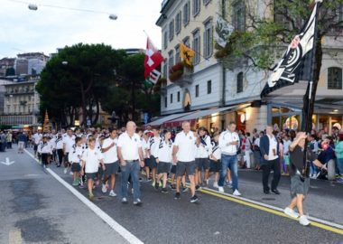 FC Lugano Settore Giovanile al Corteo del Primo Agosto