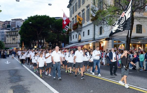 FC Lugano Settore Giovanile al Corteo del Primo Agosto