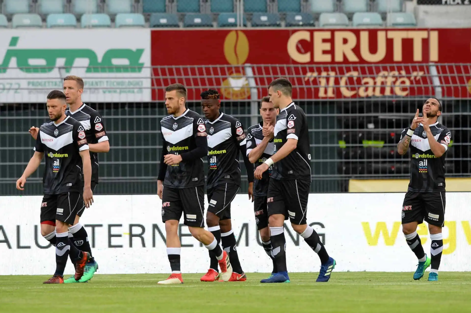 Lugano-Thun primo tempo 1-0