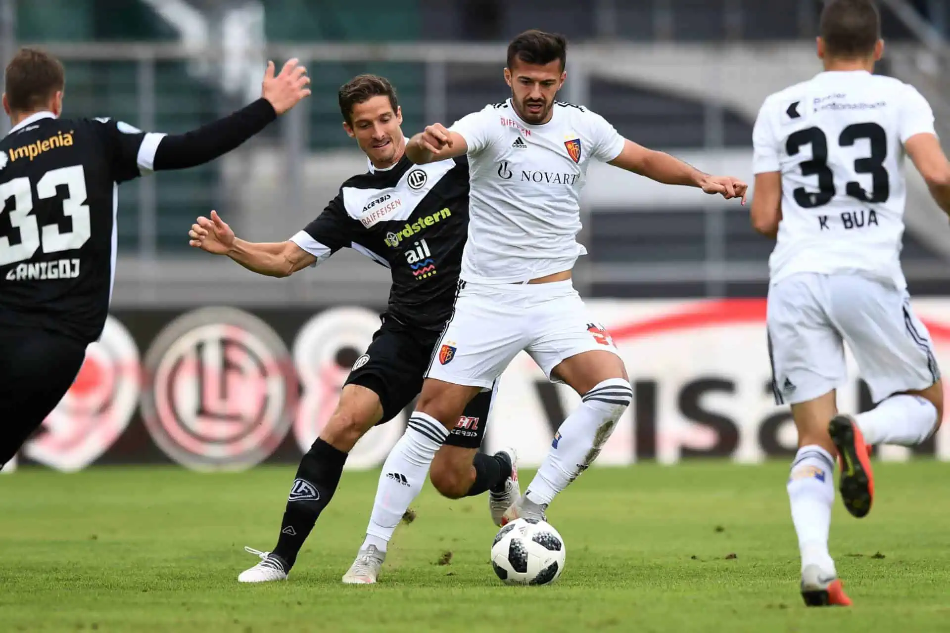 Lugano-Basilea finale (0-1)