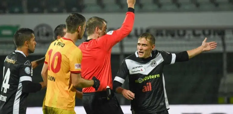 Lucernesi più fallosi bianconeri più ammoniti 1