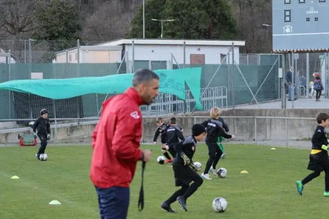 Celestini con i bianconeri di nove anni 1