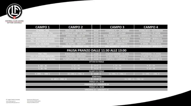 #SCARABOCCHIOBIANCONERO - Sorteggio dei gironi, delle squadre e il Programma del Torneo..