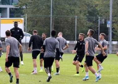 Allenamento mattutino per i due big match