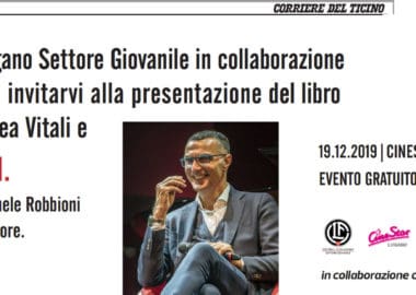 “Bella zio” Giovedì 19.12.2019 vi invita alla presentazione del libro di Beppe Bergomi e Andrea Vitali