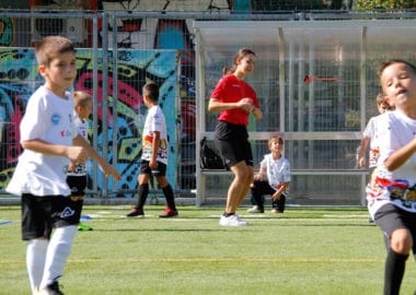 Il progetto acrobatica al mercoledì della scuola calcio