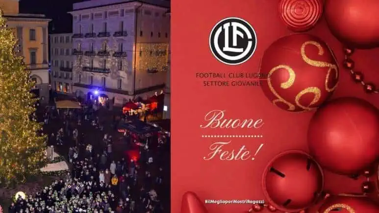 FC Lugano - Settore giovanile augura a tutti Voi cari tifosi, genitori, giocatori, Staff e collaboratori buone feste! 1