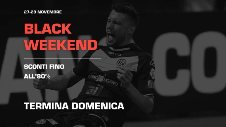 È iniziato il Black Weekend! Sconti fino all'80%