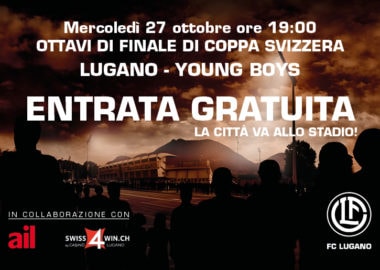 Coppa Svizzera: entrata gratuita per Lugano-Young Boys