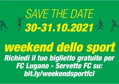 Entrata gratuita per Lugano - Servette, festeggia il weekend dello sport!