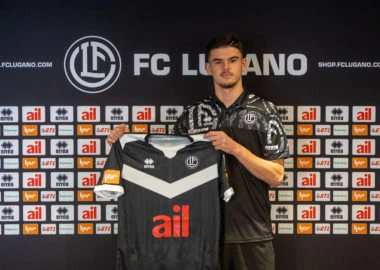 Albian Hajdari per la difesa dell'FC Lugano